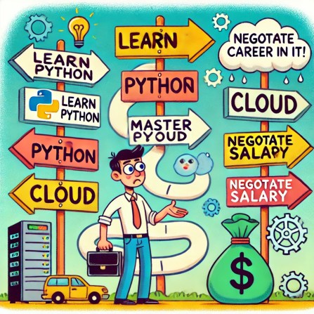 IT job candidate trying to figure out his path.